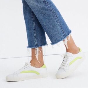 MADEWELL Women’s Sprout Green Low Top Sneakers Size 7.5